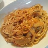 めっちゃ簡単!!キムチパスタ